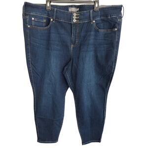Torrid NEW Medium Wash Super Soft Jegging Skinny Jeans Women 26 EXTRA SHORT 23"